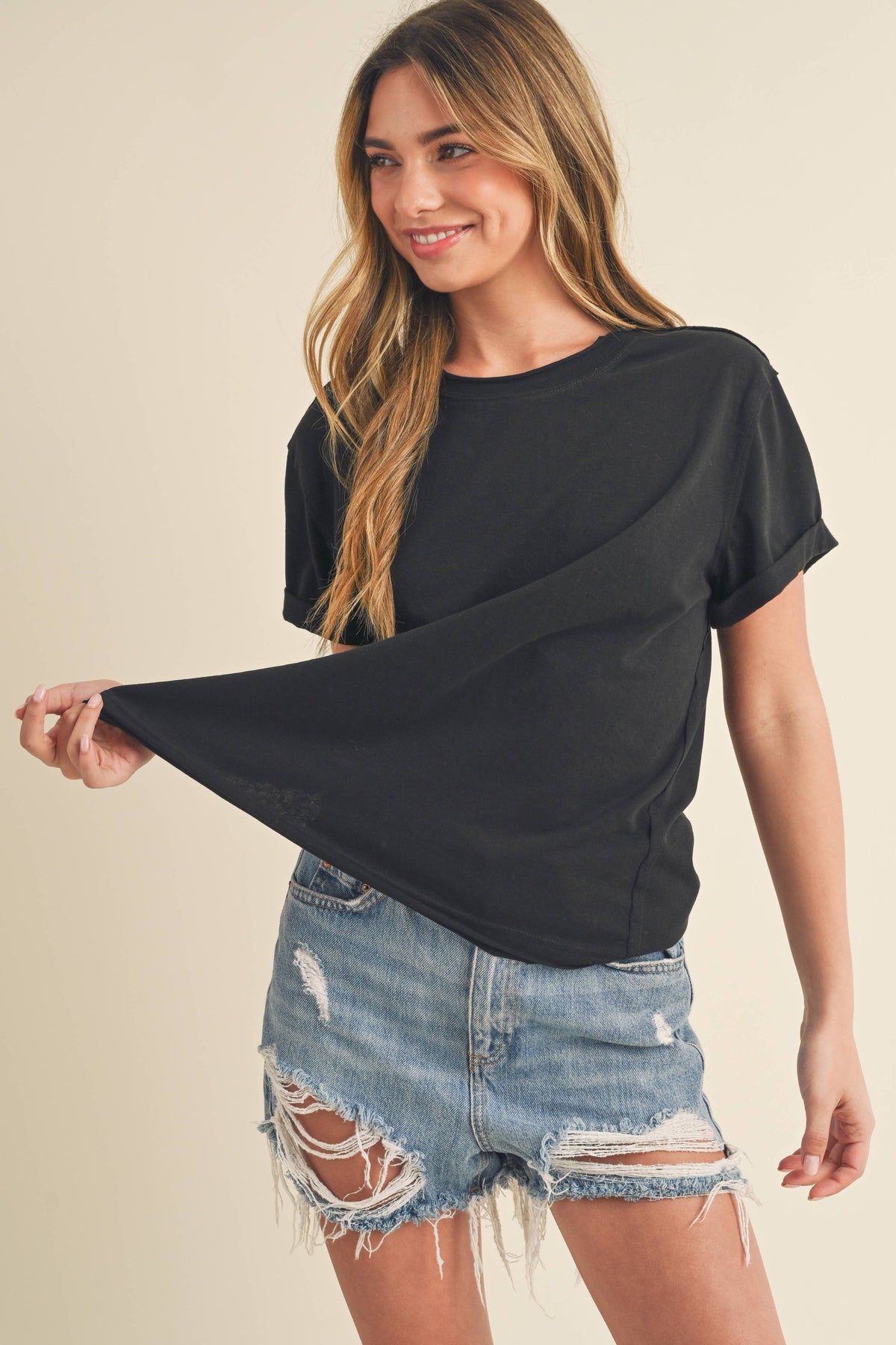 Mali Baby Tee Short Sleeve Top