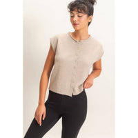 The In Between Button Sweater Vest
