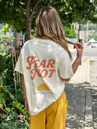 The Fear Not Faith Tee: Ivory | Comfort Colors Graphic Tee
