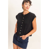 The In Between Button Sweater Vest