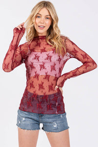 Camille Lace Layering Top