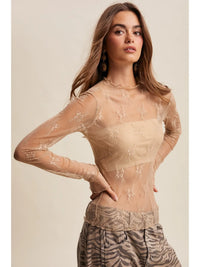 Camille Lace Layering Top