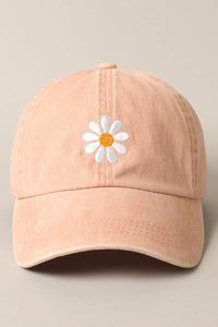 The Daisy Days Baseball Cap – Embroidered Cotton Adjustable Hat