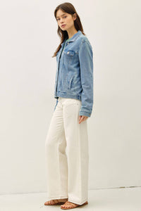 The Hadley Denim Look Shacket