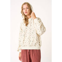 The Lillian Floral Knit Hoodie