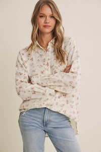 Sweet Meadow Floral Button Down