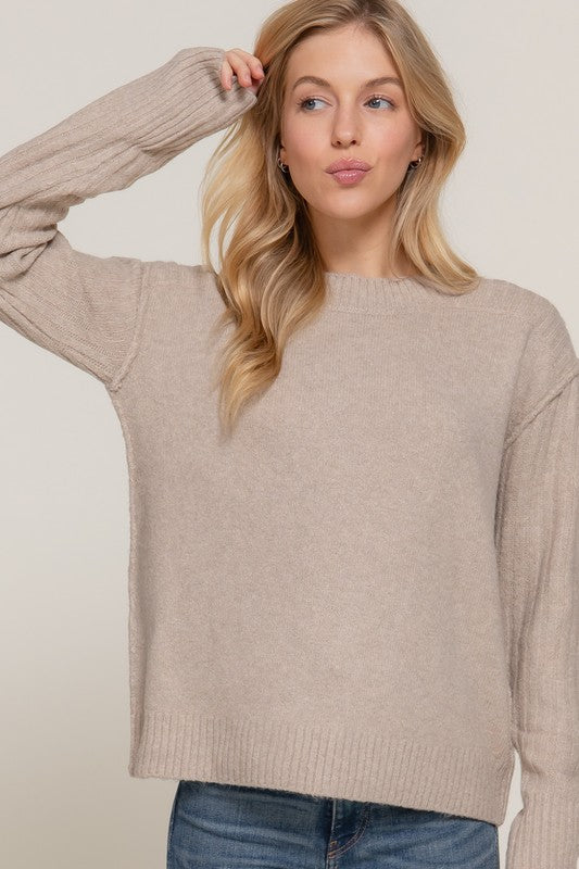 Piper Mock Neck Cozy Sweater