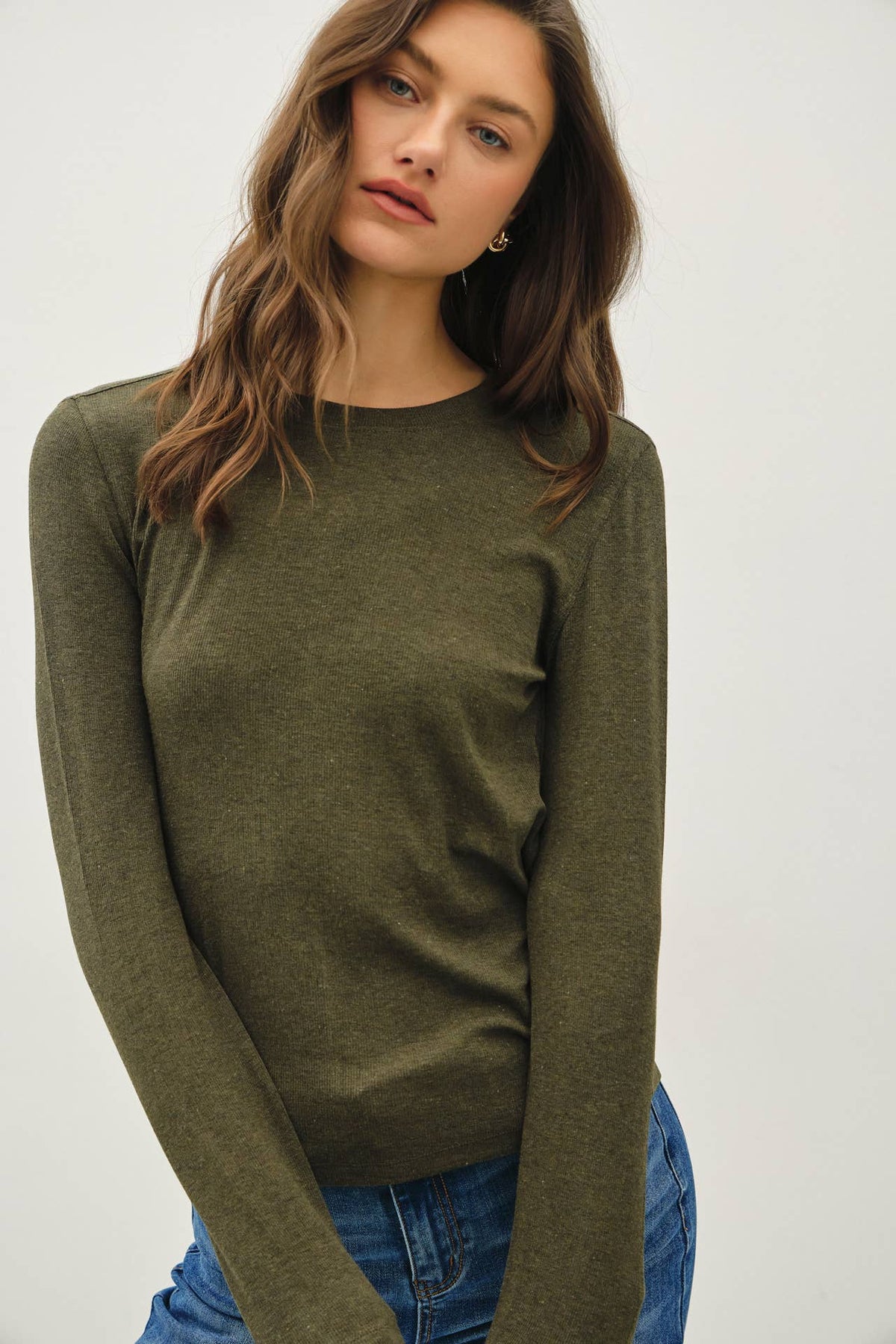 The Blair Ribbed Layering Top
