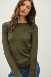 The Blair Ribbed Layering Top