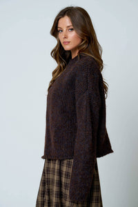 Nothing Extra Mock Neck Sweater
