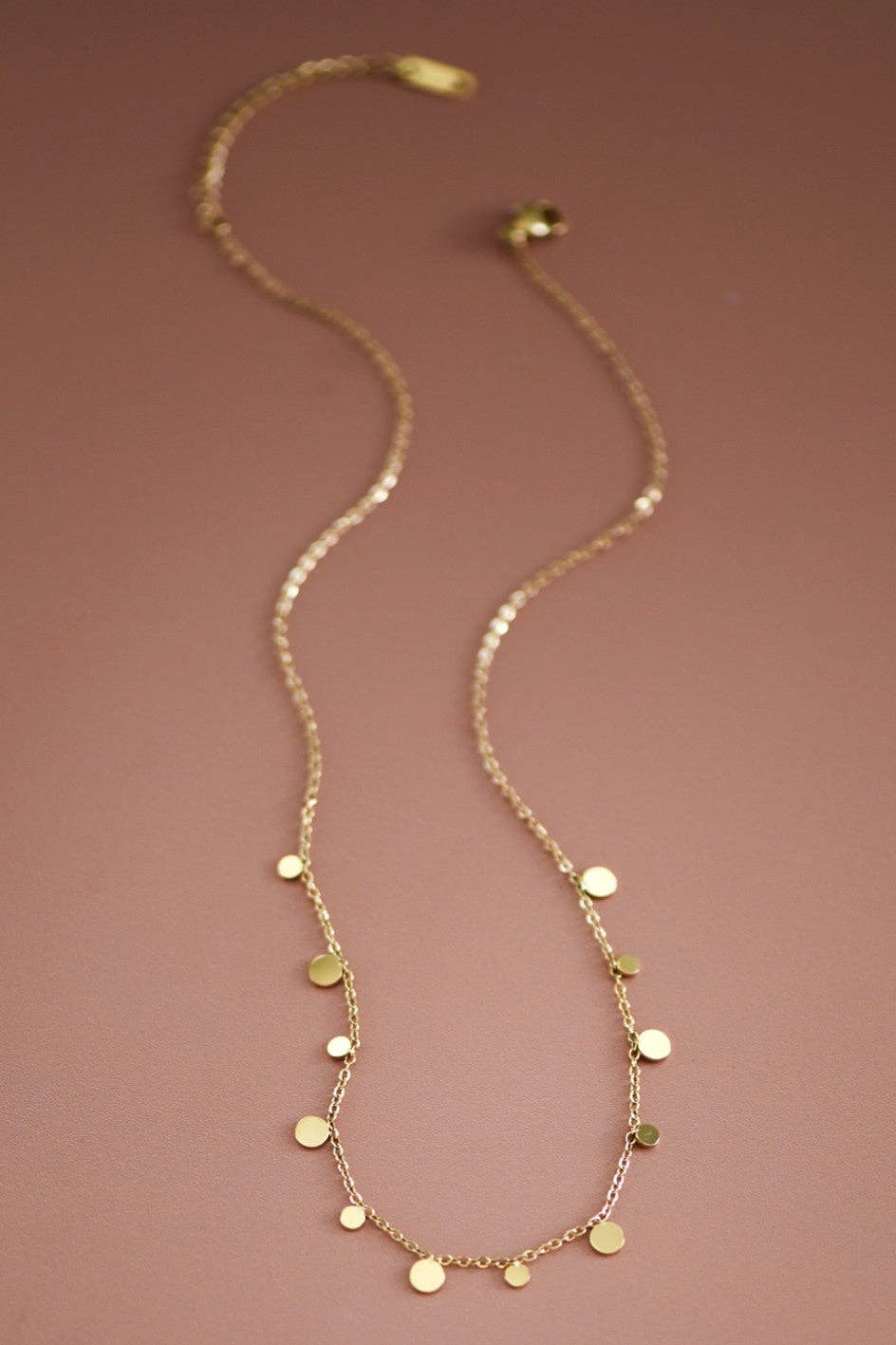 The Langley 18K Gold Plated Chain Necklace – Delicate Hypoallergenic Layering Chain