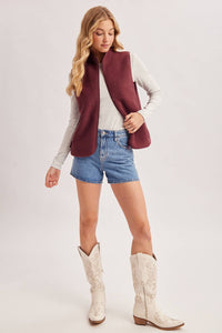 Weekend Plans Sherpa Vest