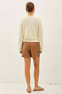 The Saylor Tencel Pull-On Shorts
