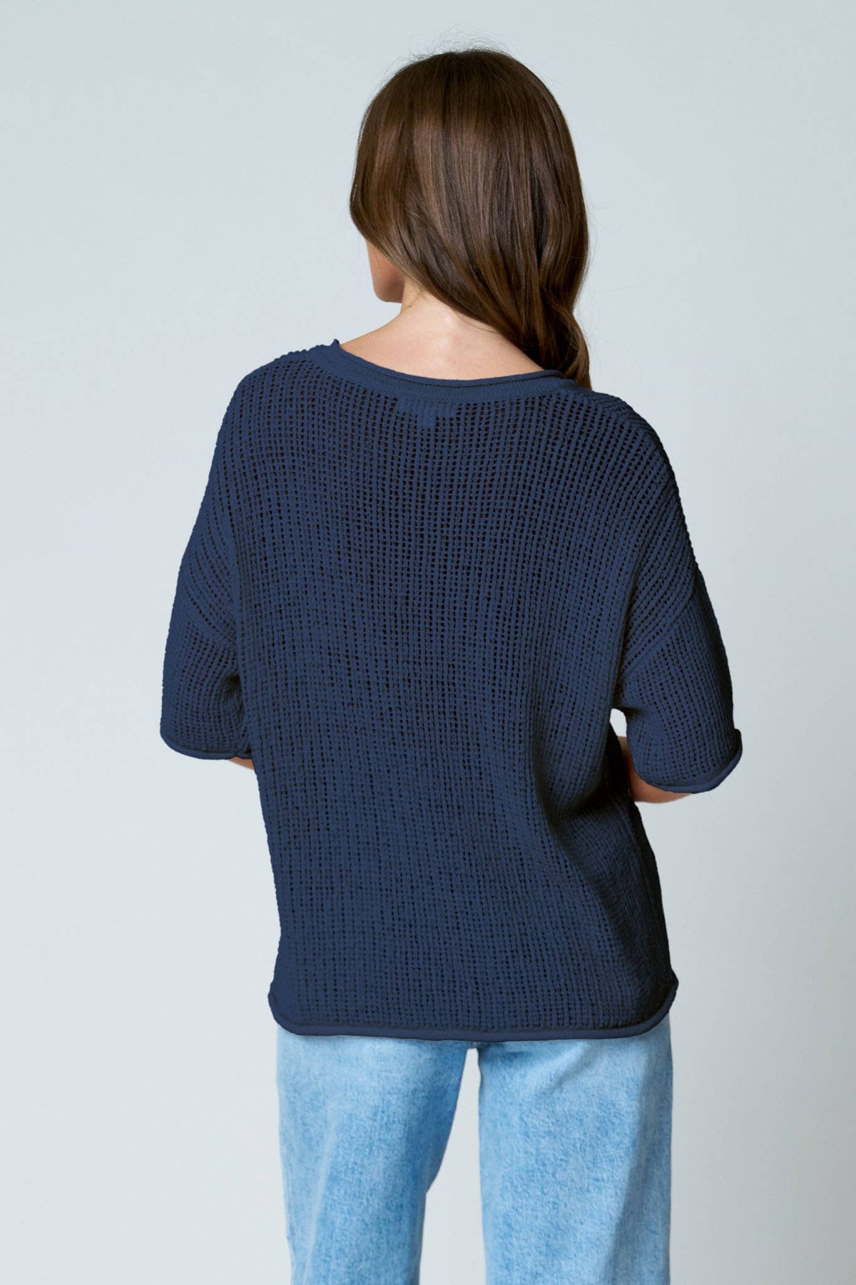 Breezy Crochet Sweater Top