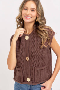 Golden Hour Sweater Vest