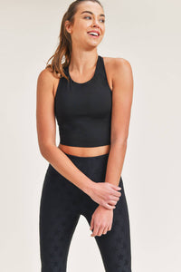 The Strive Crossback Crop Tank – Built-In Support & Ultra-Stretch Comfort