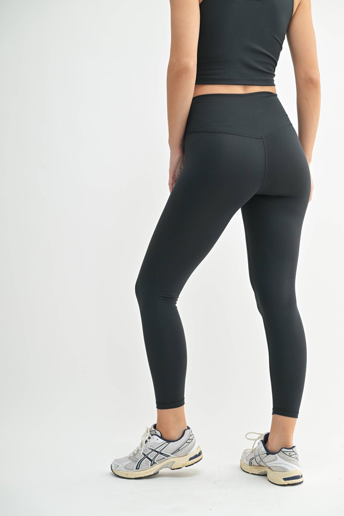 Venice Cloud Light Contour High-Waisted Leggings: Black