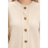 Come As You Are Textured Cardigan