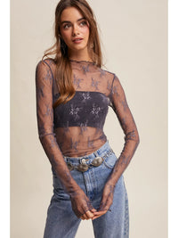 Camille Lace Layering Top