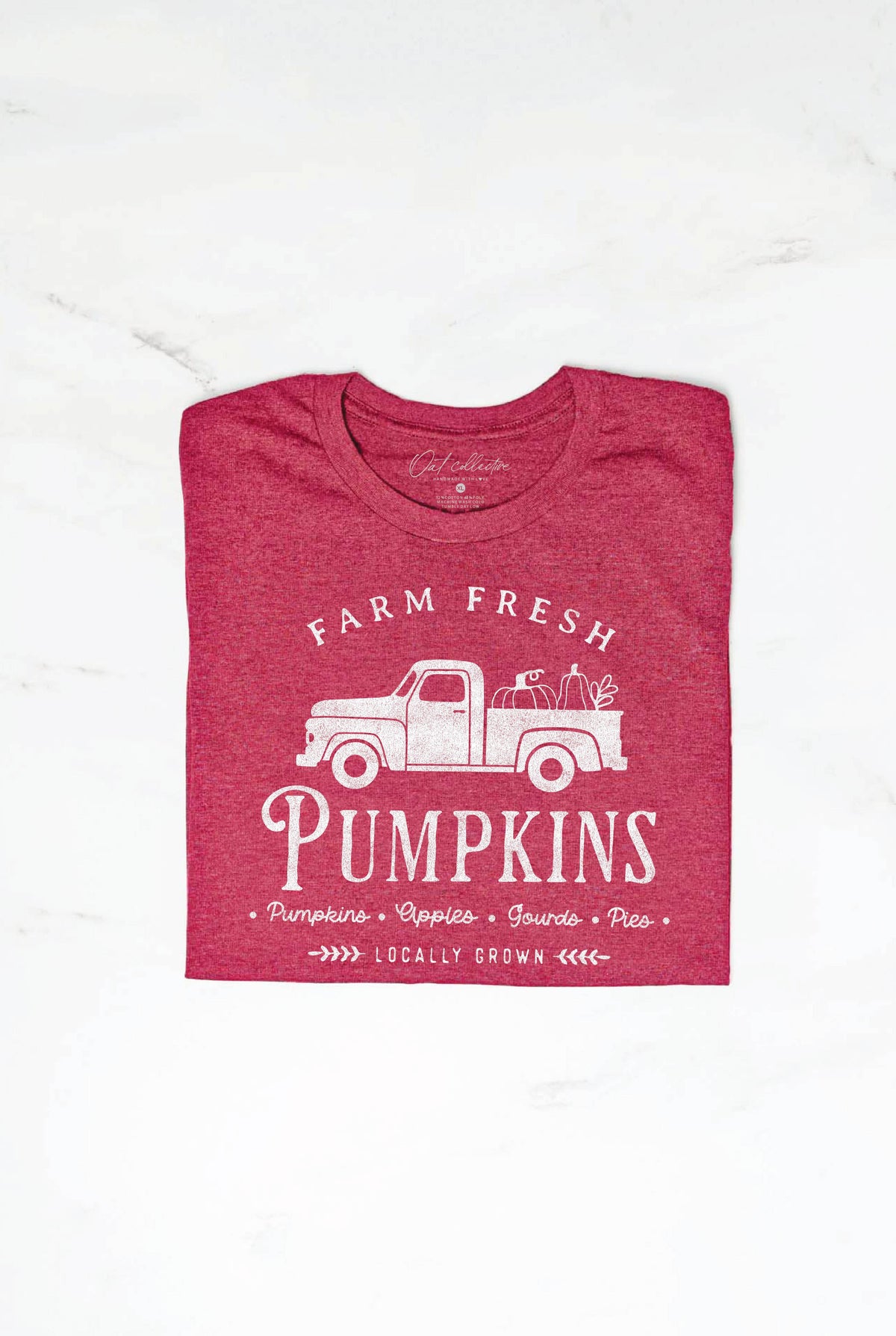 Farm Fresh Pumpkins Graphic T-Shirt – Fall Harvest Pumpkin Patch Tee
