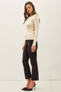The Delaney Fine Ribbed Top