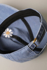 The Daisy Days Baseball Cap – Embroidered Cotton Adjustable Hat