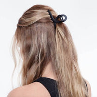 Kitsch Recycled Plastic Large Loop Claw Clips 2pc - Black & Tort