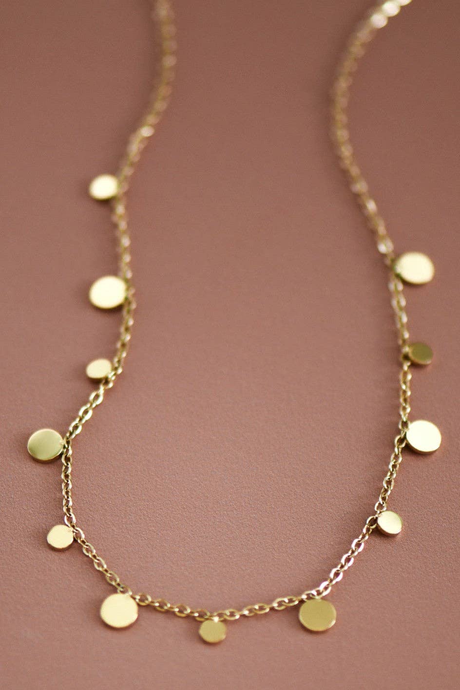 The Langley 18K Gold Plated Chain Necklace – Delicate Hypoallergenic Layering Chain