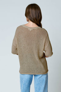Breezy Crochet Sweater Top