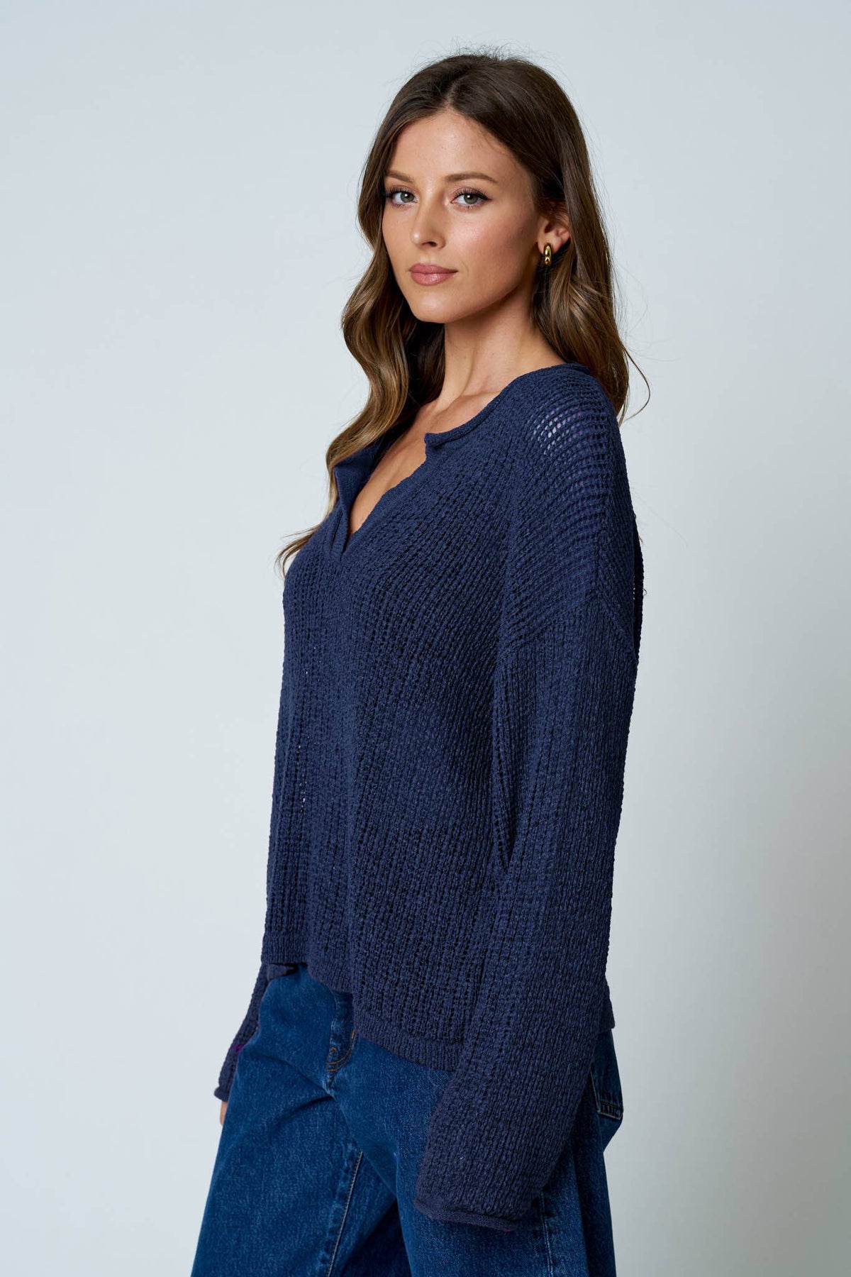 Barely There Sheer Knit Sweater