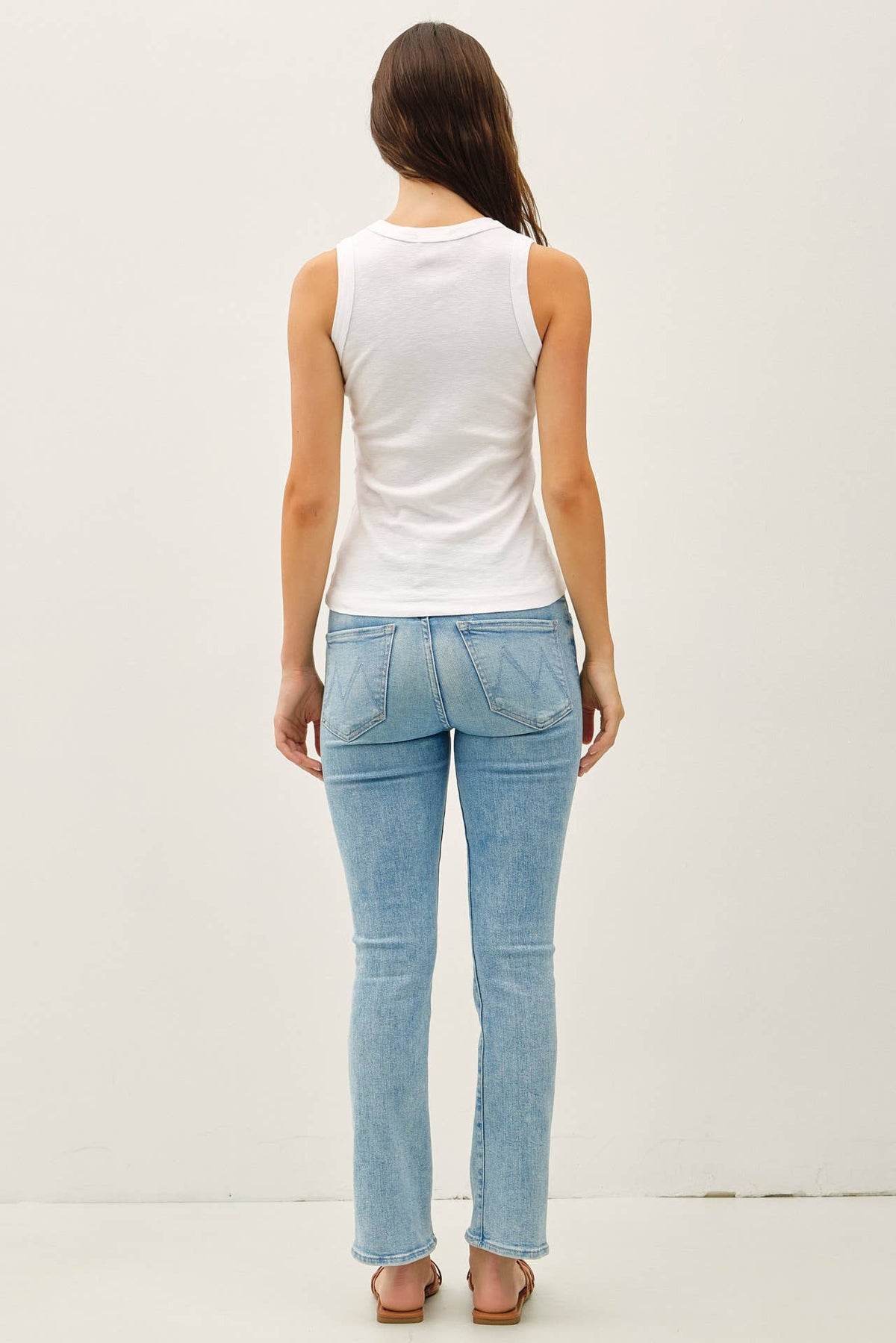 The Calder Garment-Dyed Cotton V-Neck Tank – 100% Cotton Everyday Essential for Women