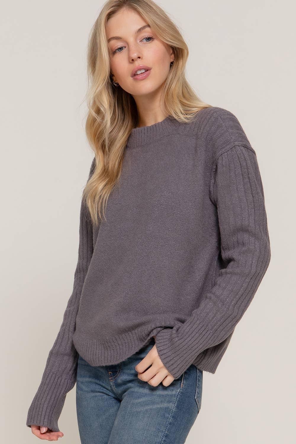 Piper Mock Neck Cozy Sweater