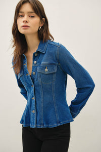 The Right Fit Denim Jacket: Medium Wash
