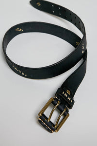 The Dakota Genuine Leather Double Buckle Belt
