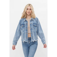 Mica Denim Oversize Denim Jacket: Reverie