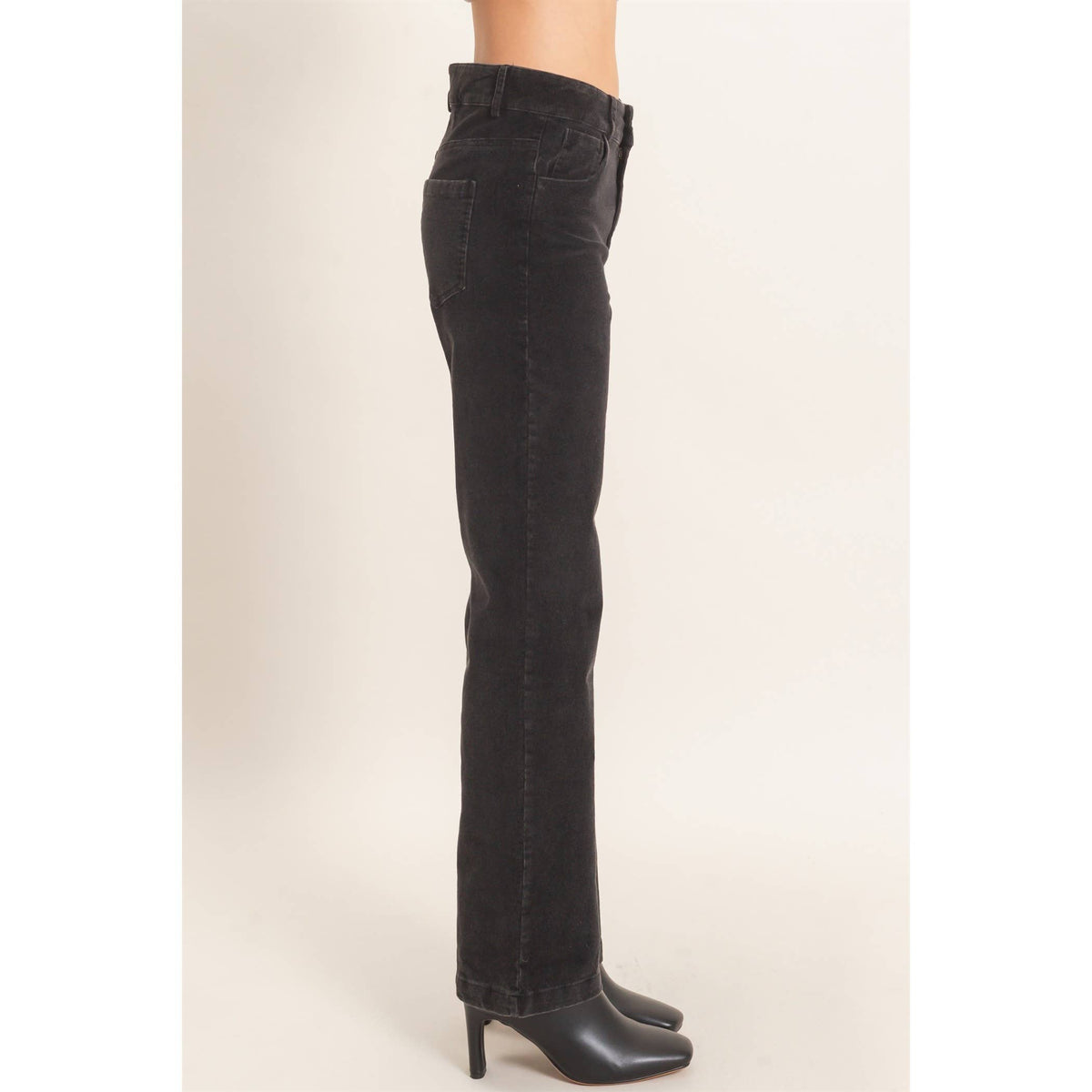 Change of Pace Corduroy Pants: Black