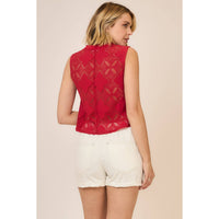 The Isla Lace Button Tank