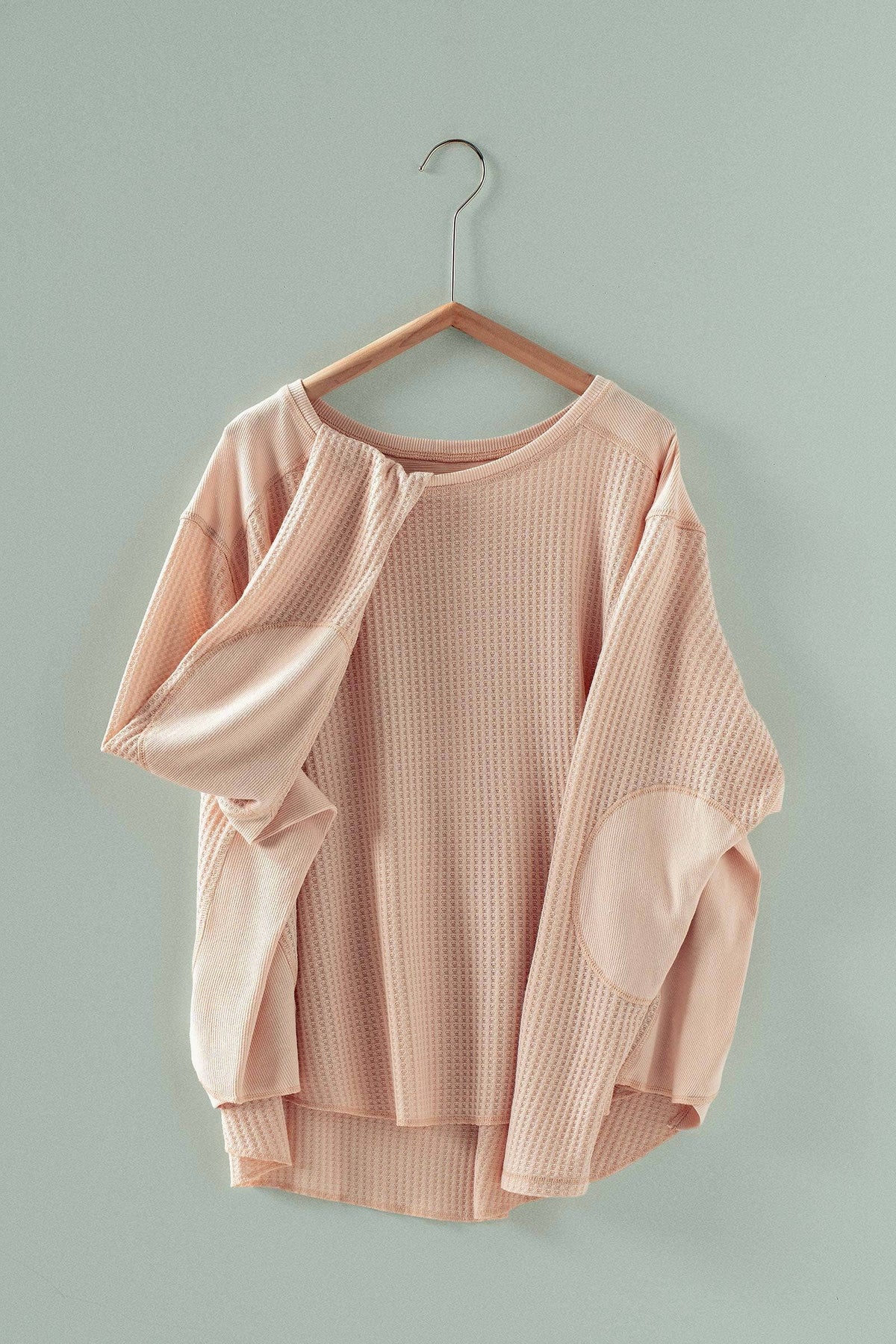 The Madeline Oversized Waffle Knit Top