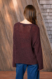 Barely There Sheer Knit Sweater