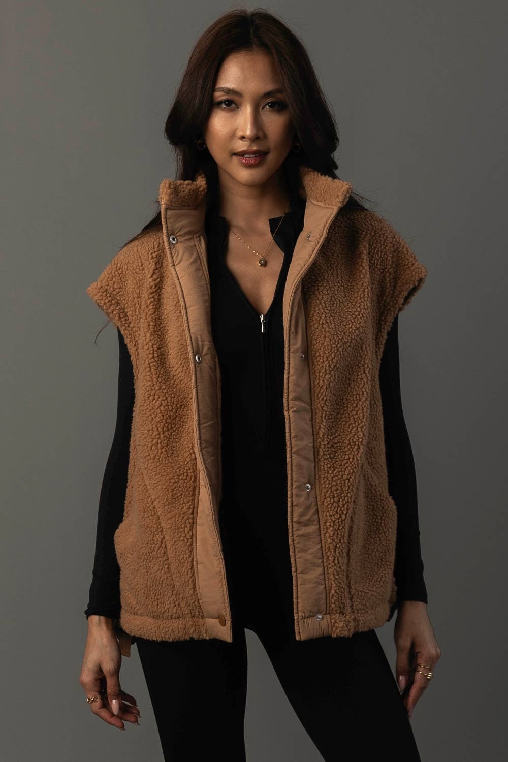 The Lennox Cozy Fleece Vest