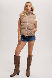 Lindy Corduroy Puffer Vest