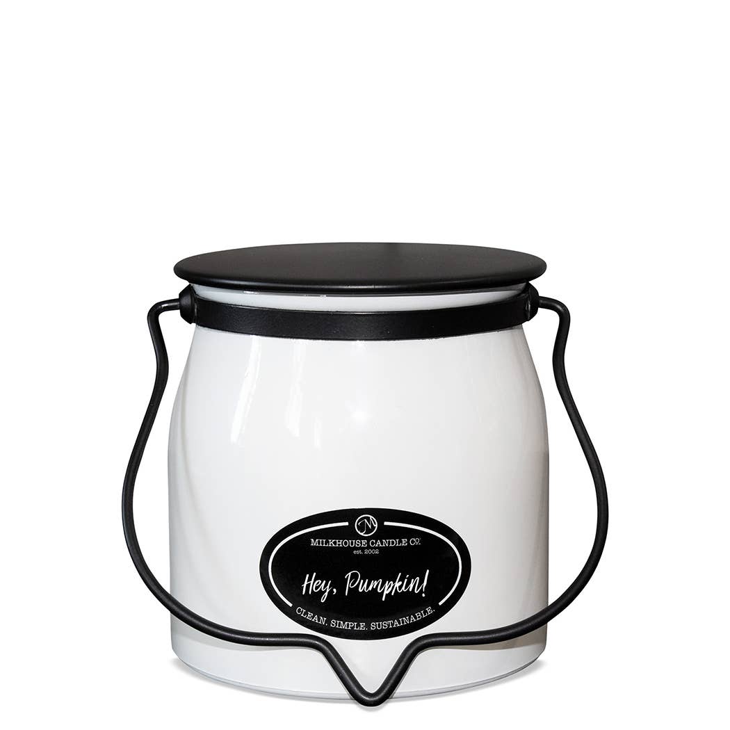 16 oz Butter Jar Candle: Hey, Pumpkin!