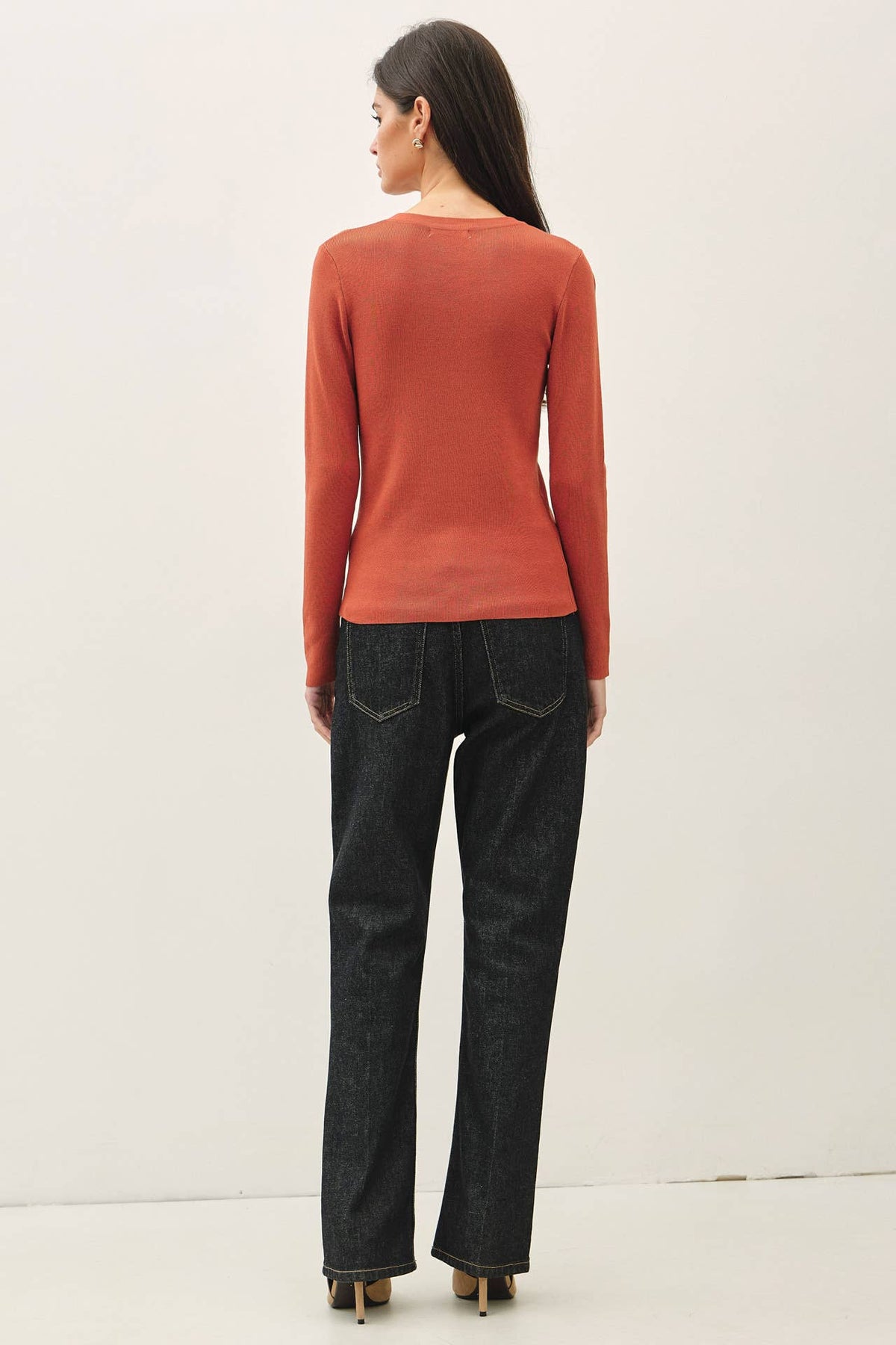 The Delaney Fine Ribbed Top