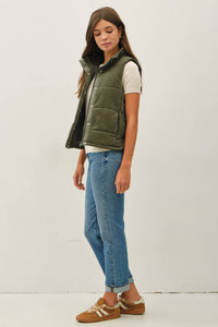 Good Call Corduroy Puffer Vest