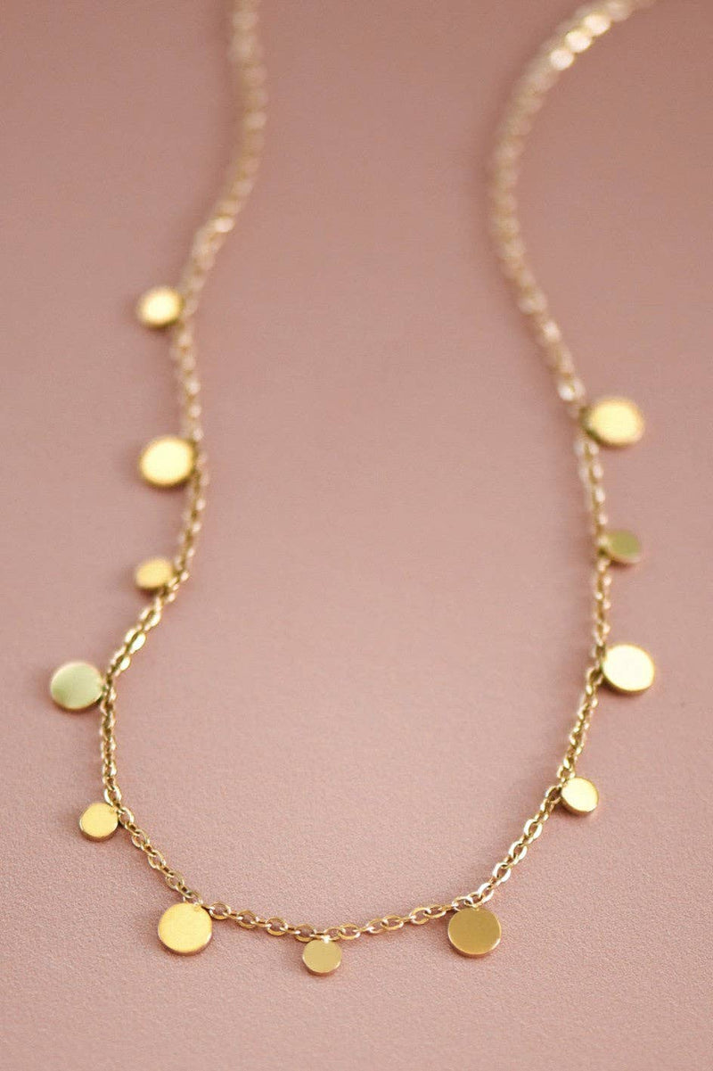 The Langley 18K Gold Plated Chain Necklace – Delicate Hypoallergenic Layering Chain