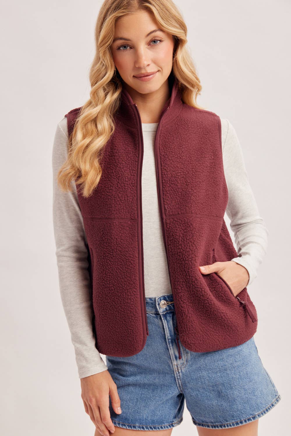 Weekend Plans Sherpa Vest