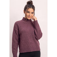 Easy Elegance High Neck Sweater