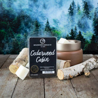 5.5 oz Scented Soy Wax Melts: Cedarwood Cabin, by Milkhouse