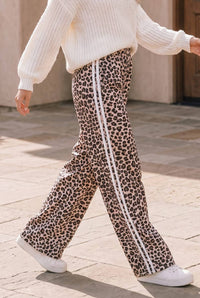 Main Character Leopard Track Pants
