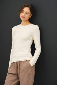 The Blair Ribbed Layering Top